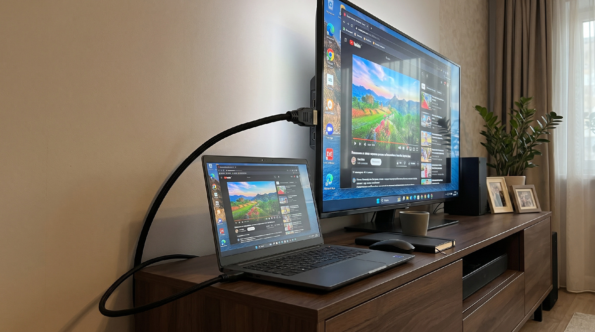 Как подключить ноутбук к телевизору по HDMI и Wi-Fi: если нет изображения или звука - Изображение 2